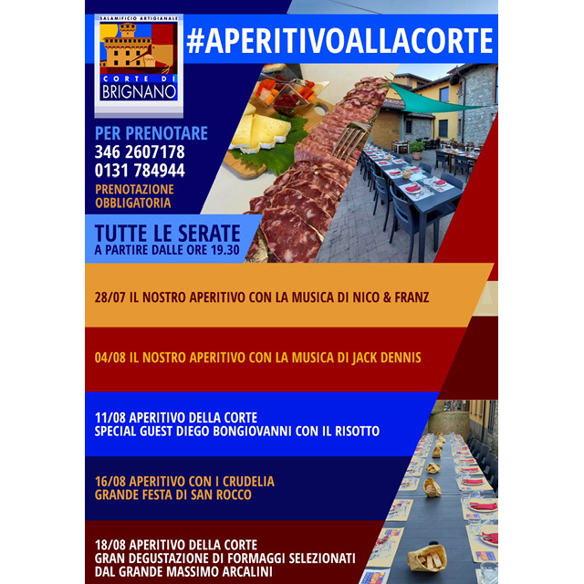 Calendario appuntamenti 2023